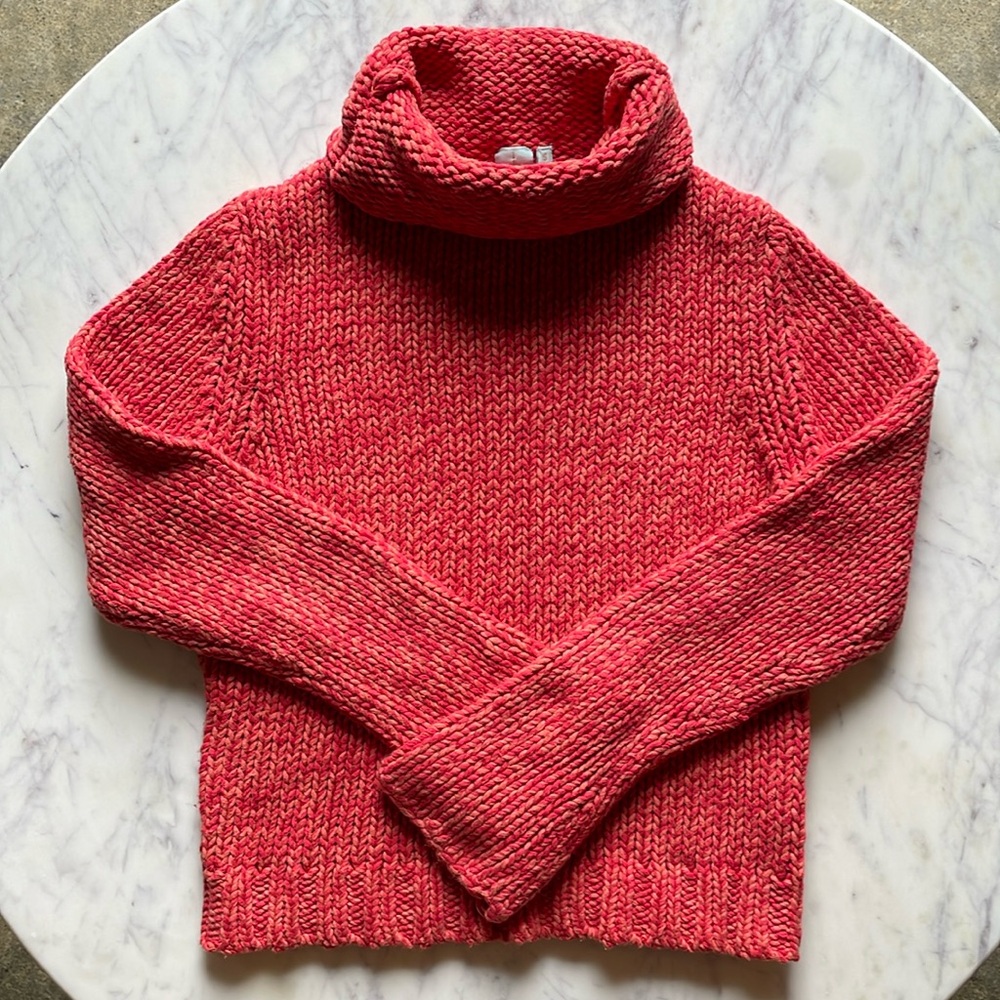 Super Cute Shu Shu Women’s Orange Sweater Size Small
